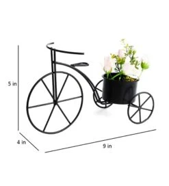 Small Cycle Planter Black -EcoHaven Shop GG 5027 3