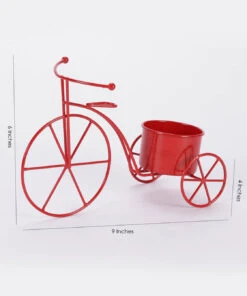 Small Cycle Planter Red 5 Small Cycle Planter Red -EcoHaven Shop GG 5033 2