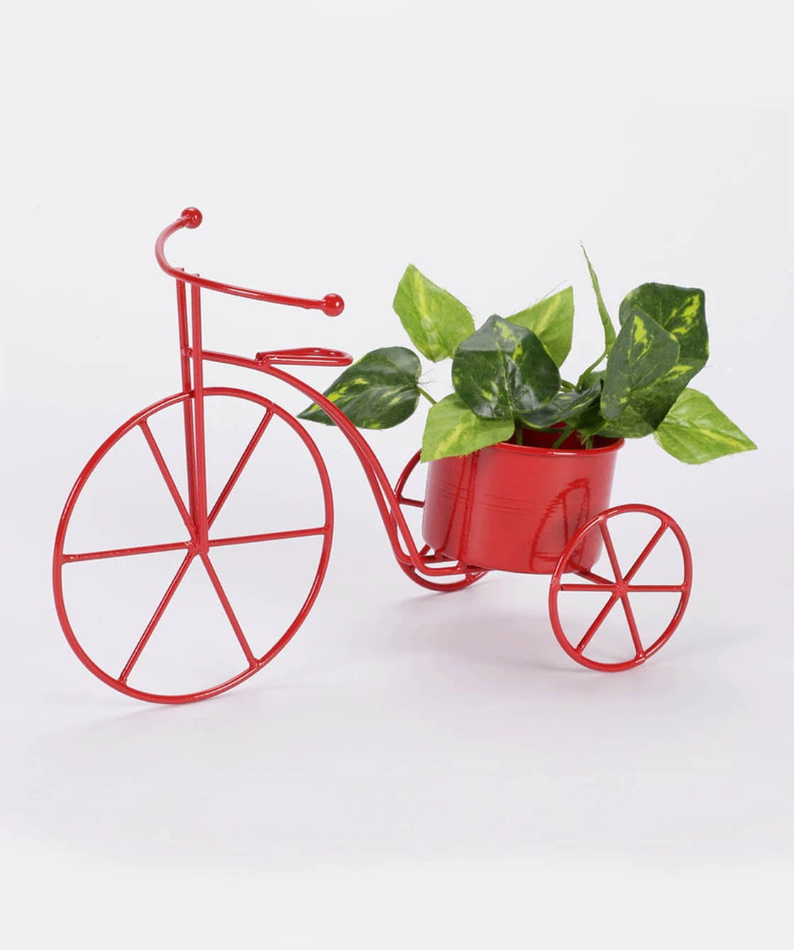 Small Cycle Planter Red 2 Small Cycle Planter Red - Image 2