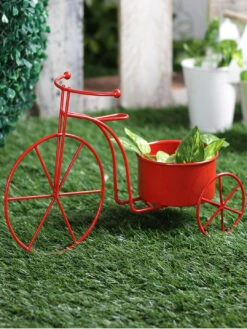 Big Cycle Planter Red