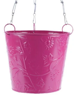 Hanging Bucket Pink 5 Hanging Bucket Pink -EcoHaven Shop GG HBP 4