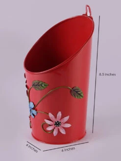 Half Moon Pot Red -EcoHaven Shop GG HMR 3