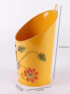 Half Moon Pot Yellow -EcoHaven Shop GG HMY 3