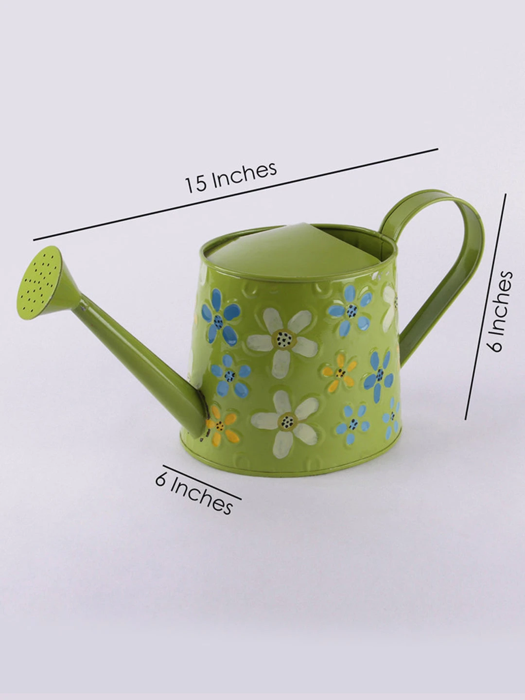 Handpainted Water Cane Green 3 Handpainted Water Cane Green - Image 3