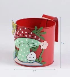 Set Of Three Mushroom Railing Planters 5 Set Of Three Mushroom Railing Planters -EcoHaven Shop SMUSH 3