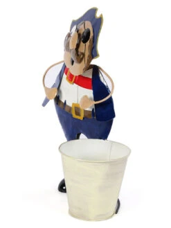 Fat Blue Pirate Planter 5 Fat Blue Pirate Planter -EcoHaven Shop TIB5002 3