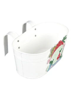 Set Of Two Mushroom Tub Black & White 5 Set Of Two Mushroom Tub Black & White -EcoHaven Shop black white metal mushroom rail planters by green girgit set of 2 black white metal mushroom r 2jtg0e