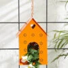 Hut Shape Bird House Orange